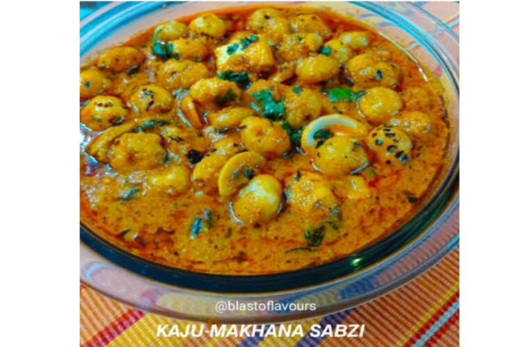 Makhana kaju curry recipe in Hindi